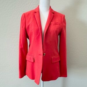 J Crew Regent Orange Red Blazer